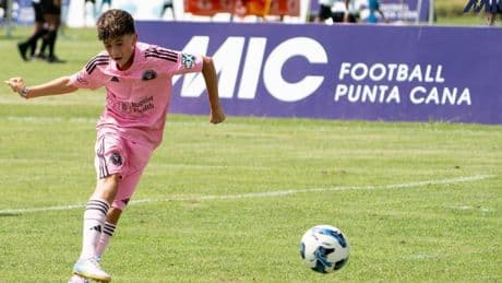 Thiago Messi se lleva todas las miradas en el MICFootball Punta Cana
