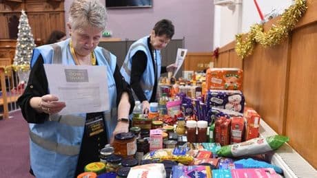 Foodbank in Wishaw appeals for donations as stock runs low while numbers in need remain high