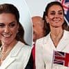 The touching hidden meaning behind Kate's pearl necklace as she joins William at VE Day concert