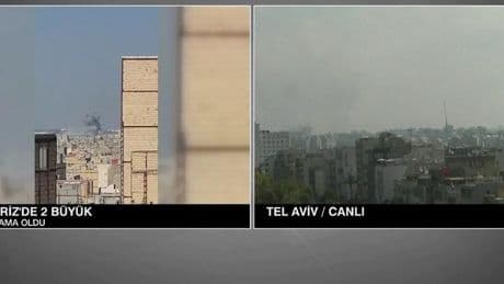 Son Dakika... İran Tel Aviv'i, İsrail Tebriz'i vuruyor!