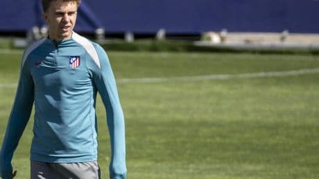 Barrios, ausente en el entrenamiento, con 48 horas de reposo