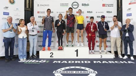 Yamanishi repite triunfo y Alegna González se estrena en el Gran Premio Internacional Madrid Marcha Silbö Telecom