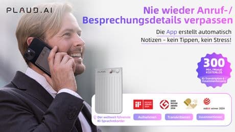 Produktivitäts-Booster PLAUD.AI: Coole Hardware und KI krempeln Notizen um
