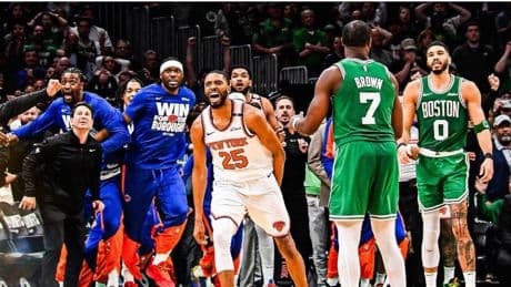 Increíble pero cierto: ¡los Knicks le vuelven a remontar 20 puntos a los Celtics!