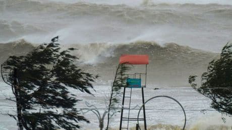 Taifun «Kajiki» wütet in Vietnam - Schäden auf Hainan