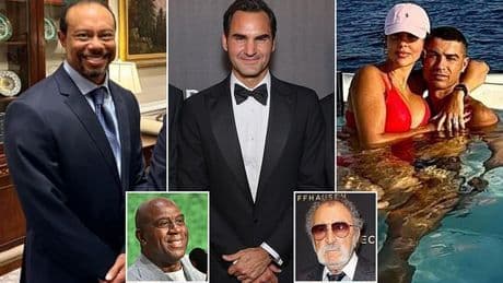 Sport's billionaire boys' club! Roger Federer joins exclusive club of world's richest athletes with millions from shoe brand investment putting him on eight-man list with Cristiano Ronaldo