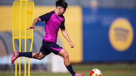 Dani Rodríguez avanza en su recuperación: ya se entrena con el Barça Atlètic