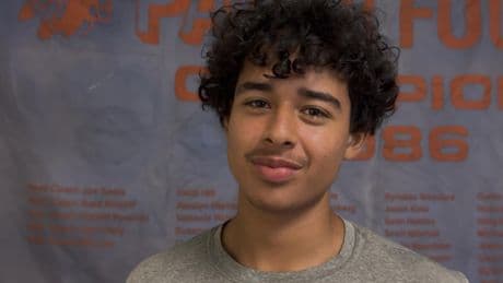 On opening day of football practices, QB Jeremy Pacheco of University has real joy