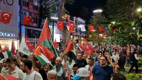 Kocaeli'de Filistin'e destek yürüyüşü