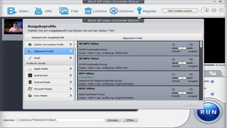 WinX HD Video Converter Deluxe – Kostenlose Vollversion
