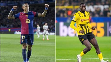 Şampiyonlar Ligi'nin golcüleri Raphinha ve Guirassy