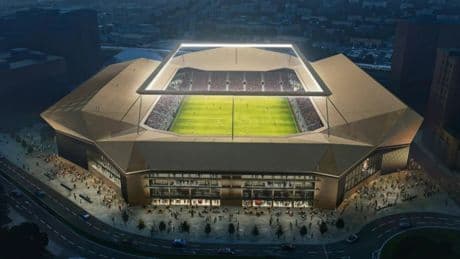 Group behind refurbishment of Barcelona’s Camp Nou set to build 25,000-seat stadium for former Premier League club