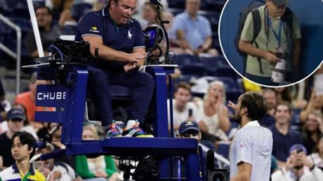 Daniil Medvedev loses it on chair umpire after cameraman sparks wild US Open delay: ‘Are you a man?’