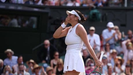 Geen Wimbledon-finale voor Aryna Sabalenka: Amanda Anisimova verschalkt nummer 1 van de wereld in thiller