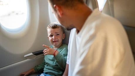 Outrage when business class mum books children into different plane section