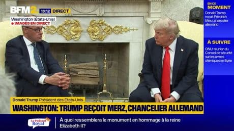 "Ce n'était pas un bon jour pour vous", déclare Donald Trump au chancelier allemand Friedrich Merz à propos du Débarquement