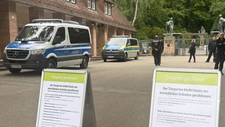 Nürnberg: Hundertschaft sichert Tiergarten – Werden Paviane getötet?