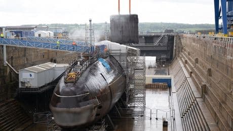 Fin removed from submarine as disposal reaches ‘significant marker’