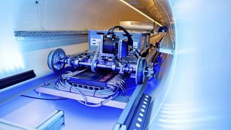 Wirtschaftliches Konzept: Der Hyperloop nimmt Fahrt auf