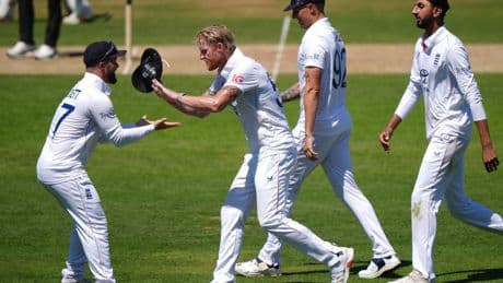 Ben Stokes makes breakthrough for England on tough morning against India