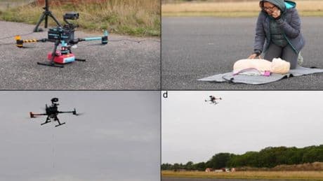 NHS could use drones to fly defibrillators to heart attack victims