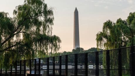 As Trump Celebrates Army’s Founding, His Critics Take to the Streets