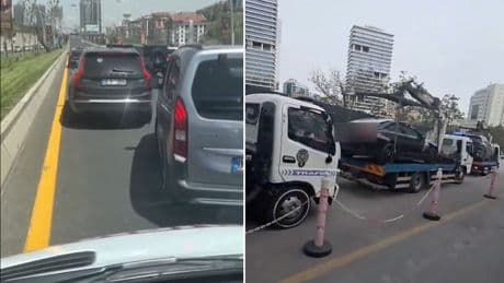 Trafikten men edildiler! Ambulansa yol vermeyen düğün magandalarının hazin sonu