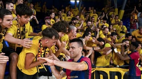 Sergio Lozano: "Ojalá pueda ayudar al Barça a ganar esta Liga, sería la leche"