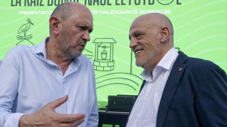 Javier Tebas, presidente de LaLiga, sobre el partido en Miami: "El Marbella-Atlético no pasó por la Asamblea"