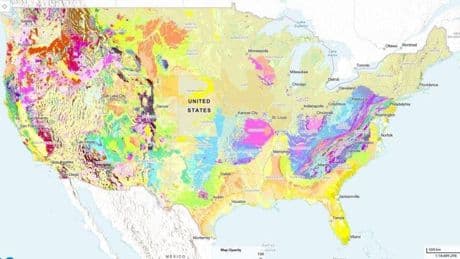 New Map Shows U.S. Geology In Unprecedented Detail