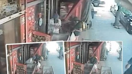 Dondurma çalarken yakalandı, geri verip tekrar çaldı! O anlar kamerada