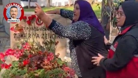 Şehit annesi AKP’li ve MHP’li yöneticileri şehitlikten kovdu