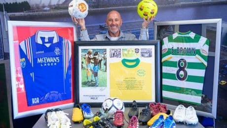 Scot selling huge sports memorabilia collection he spent 30 years building