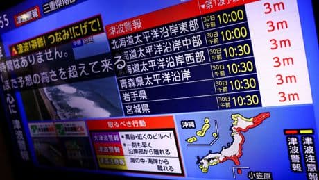 Forte terremoto in Russia, allerta tsunami dal Giappone alle Hawaii
