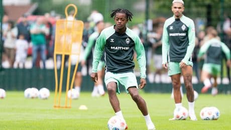 Der neue Werder-Star - Mit Neymar und Gott will Mbangula durchstarten