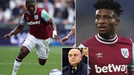 Tottenham 'target £85m-rated Mohammed Kudus' in shock move - 14 years since they last bought a player from West Ham