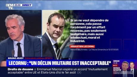 Lecornu : "Un déclin militaire est inacceptable" - 12/07