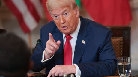 Trump threatens 35% tariff on Canadian goods and says he may double what other nations are charged