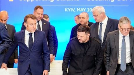 Macron und Merz in Kiew: „USA werden Ukraine-Waffenruhe mit europäischer Unterstützung überwachen“