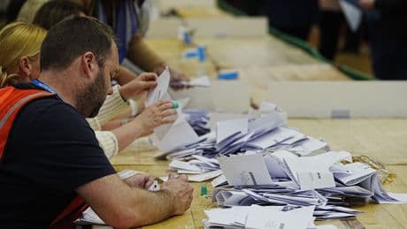 Votes being counted as Farage seeks to ‘smash the two-party system’