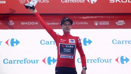 Jonas Vingegaard aces final ascent to take red jersey in Vuelta stage two win