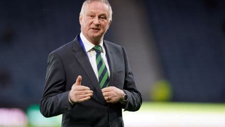 Michael O’Neill takes positives from Northern Ireland’s narrow defeat to Denmark