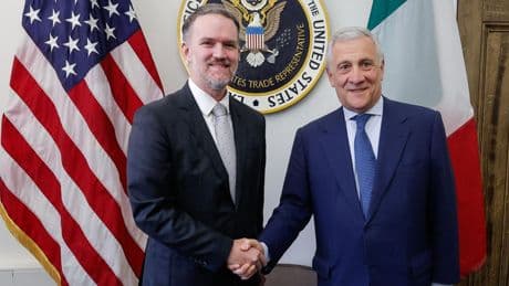 Tajani a Washington: «Posizioni sui dazi ancora non vicinissime». «Euro troppo forte, Bce intervenga»