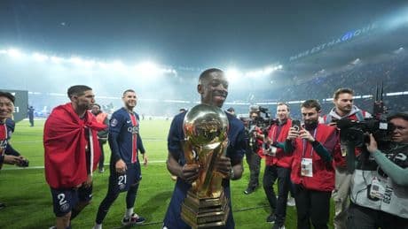 Ligue 1 : Dembélé termine meilleur buteur, Cherki meilleur passeur