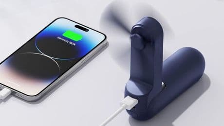 Portable rechargeable fan is perfect for battling the heatwave