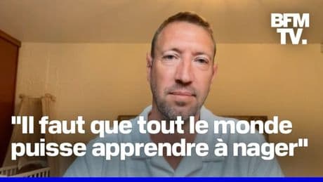Pour lutter contre les noyades, Alain Bernard, double champion olympique de natation, milite pour un "plan piscine"