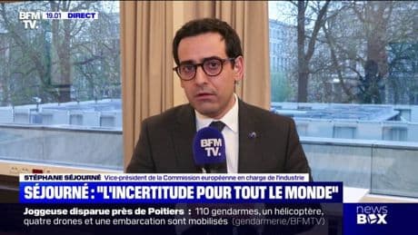 "C'est un moment d'incertitude pour tout le monde" : Stéphane Séjourné à propos des taxes douanières américaines