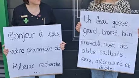 "Beau gosse, grand, bronzé, musclé...": une pharmacie de Dordogne passe une offre d'emploi particulière