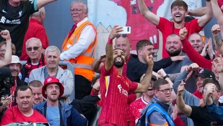 Titel-Party in Liverpool - Salah feiert Meisterschaft mit Tor-Selfie