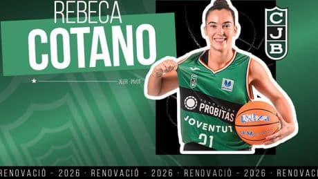 La ala-pívot Rebeca Cotano renueva con el Joventut hasta junio de 2026